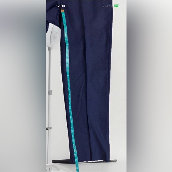 Paul Fredrick Size 36 Cashmere Wool Royal Blue Dress Pants Men’s Straight Leg - Picture 8 of 12